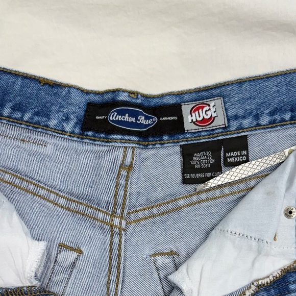 Y2K Anchor Blue “HUGE” Jeans - Picture 3 of 3